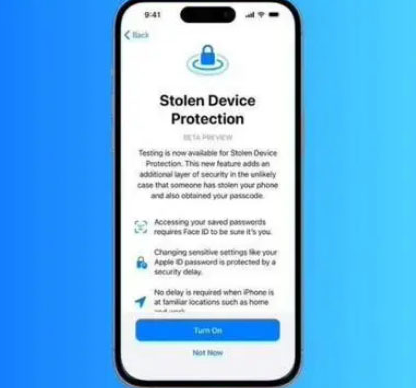 曲周苹果授权维修店分享被盗设备保护功能开启方法 