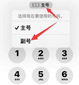 曲周苹果14维修店分享iPhone 14 Pro Max使用副卡打电话的方法 