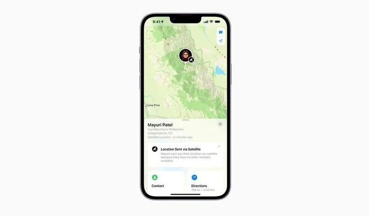 曲周苹果14维修分享iPhone14系列中 FindMy功能通过卫星分享位置方法教程 